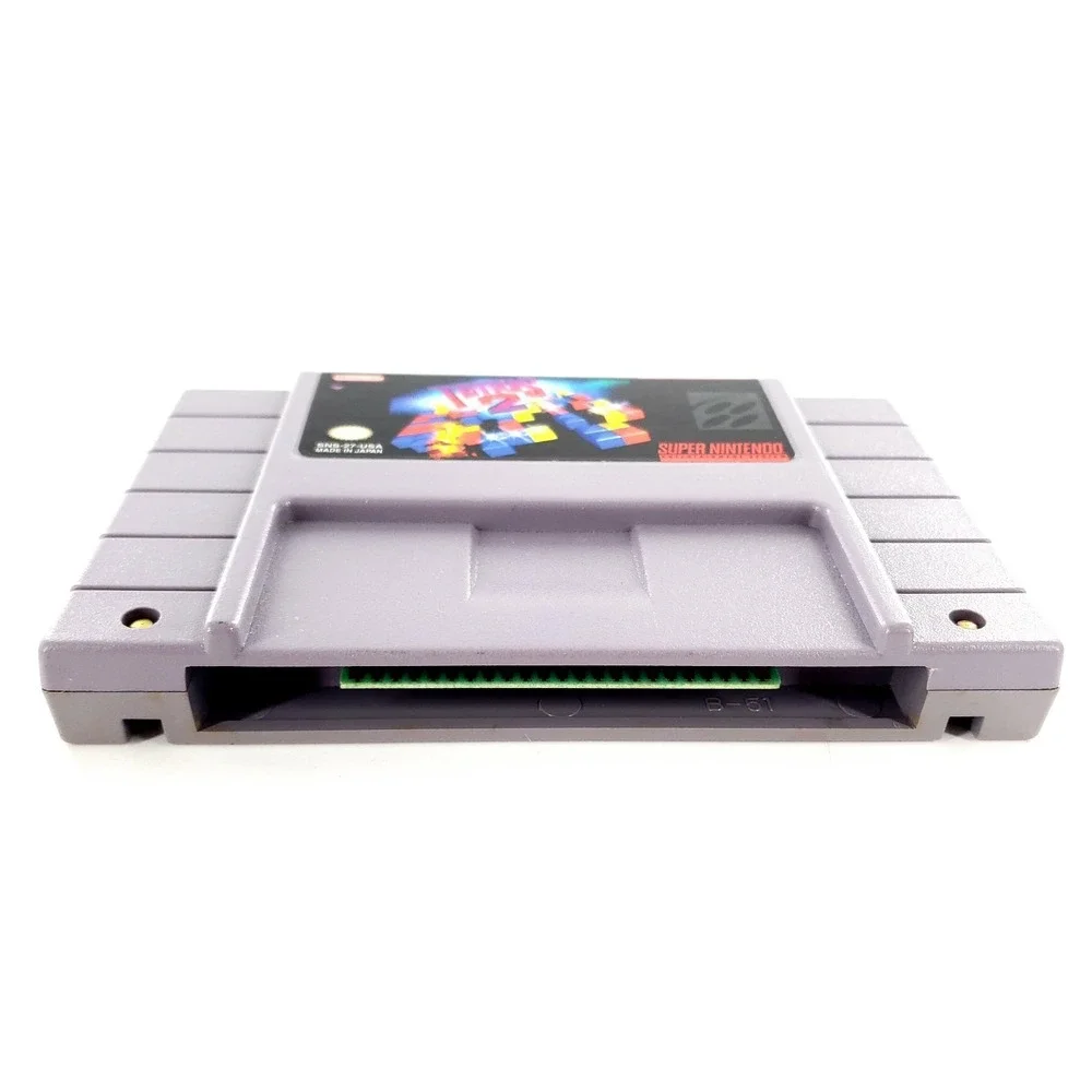 Tetris 2 (Super Nintendo Entertainment System, 1994) Authentic Cart Only Tested